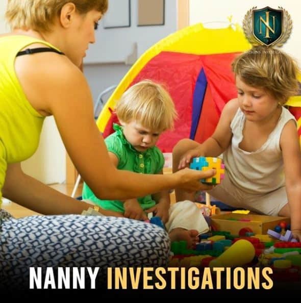 Private investigator reviewing nanny background check for Florida family