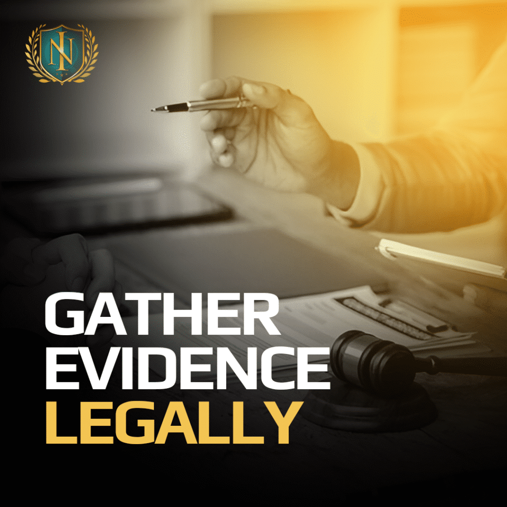 Gather evidence legally in Florida under Florida evidence collection laws