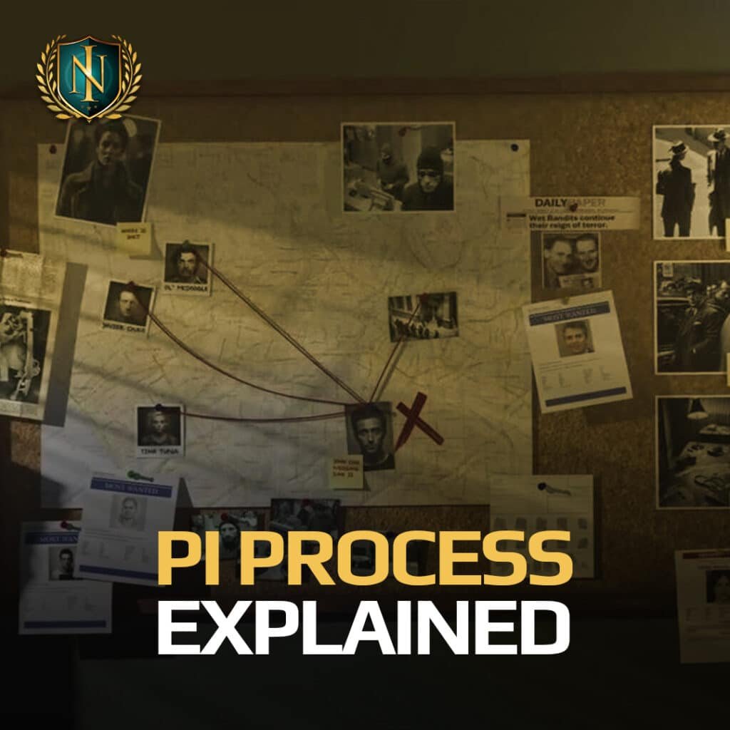 Florida private investigator reviewing case files in the step-by-step investigation process