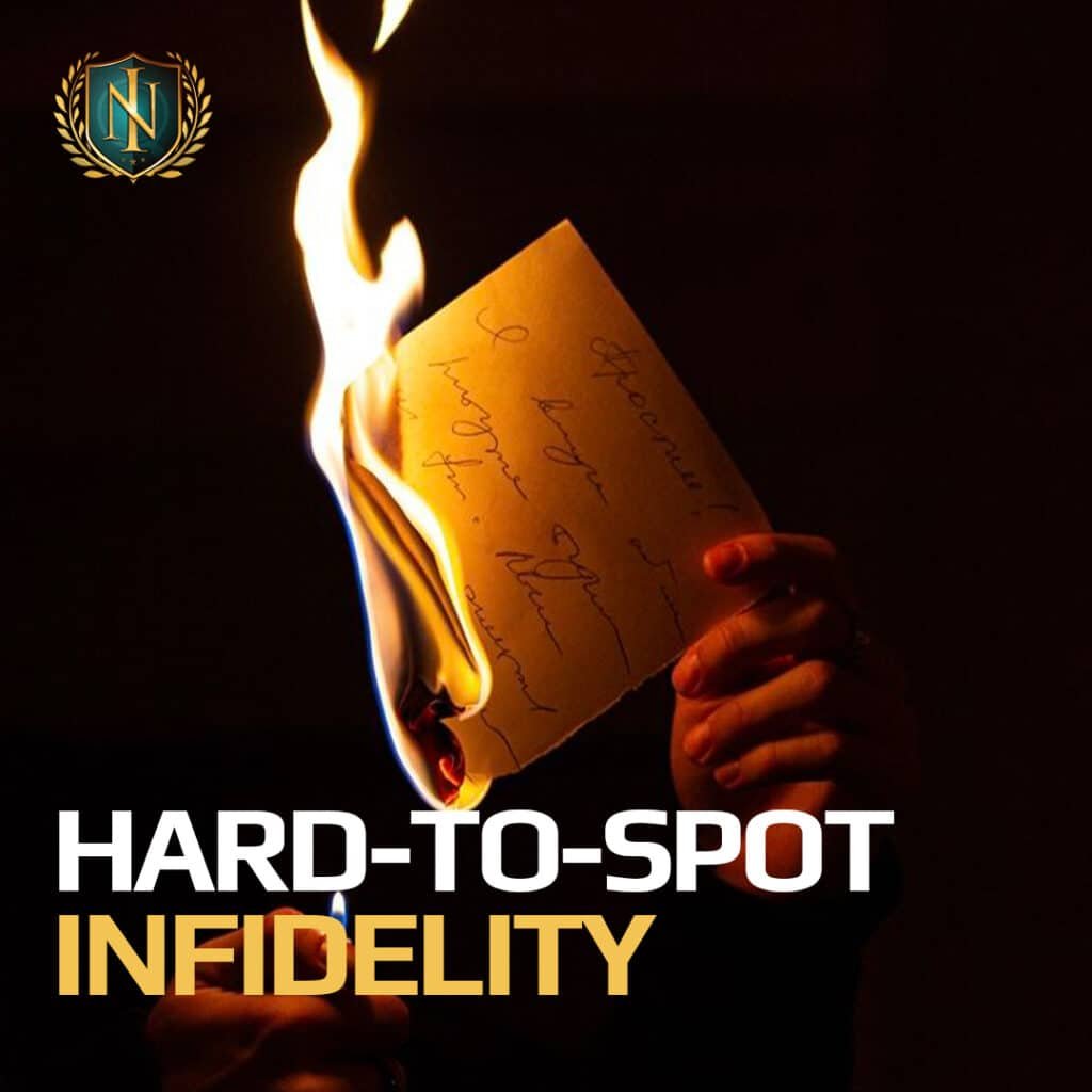 Couple experiencing hidden infidelity in long-term relationships