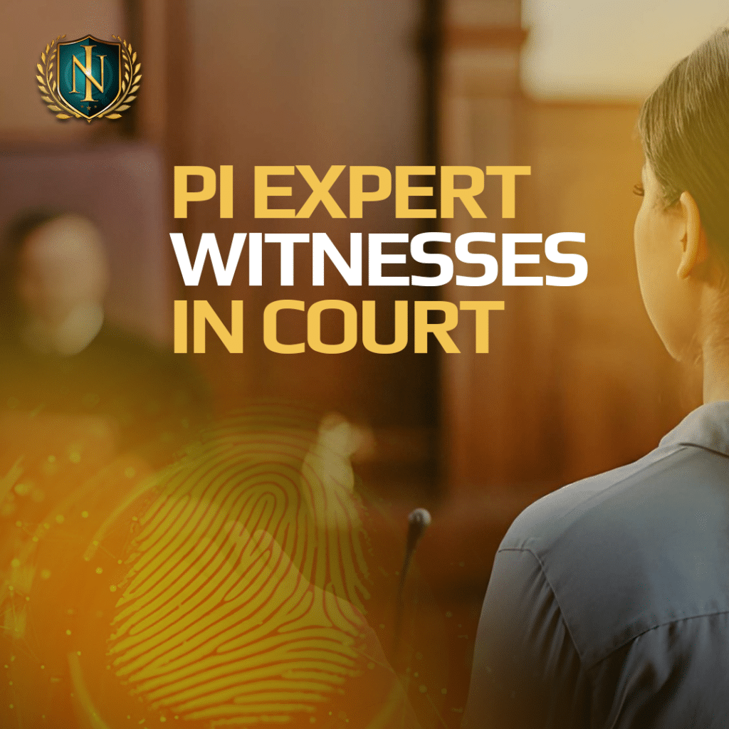 Florida private investigator expert witness testifying in court