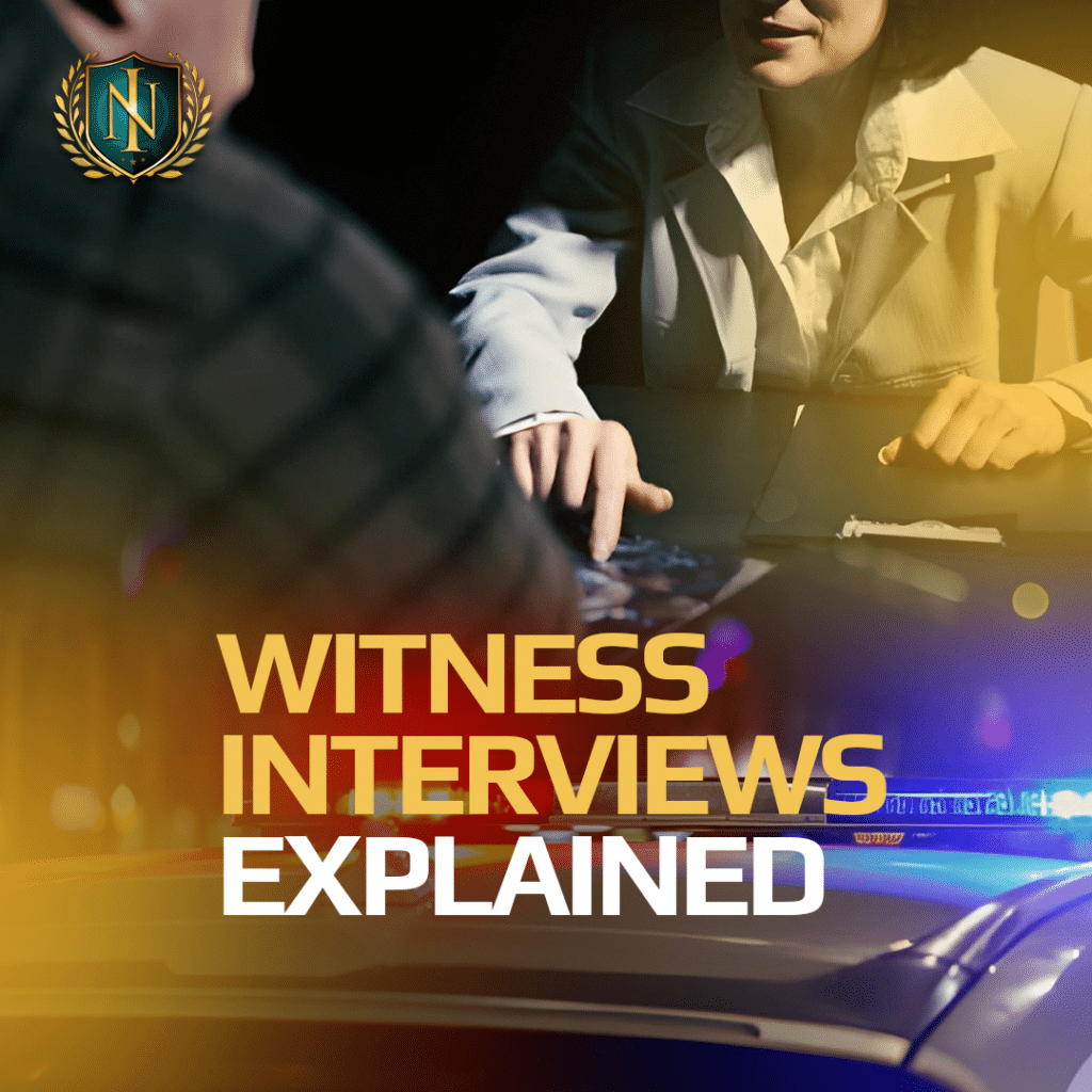 Florida private investigator conducting witness interviews during an investigation